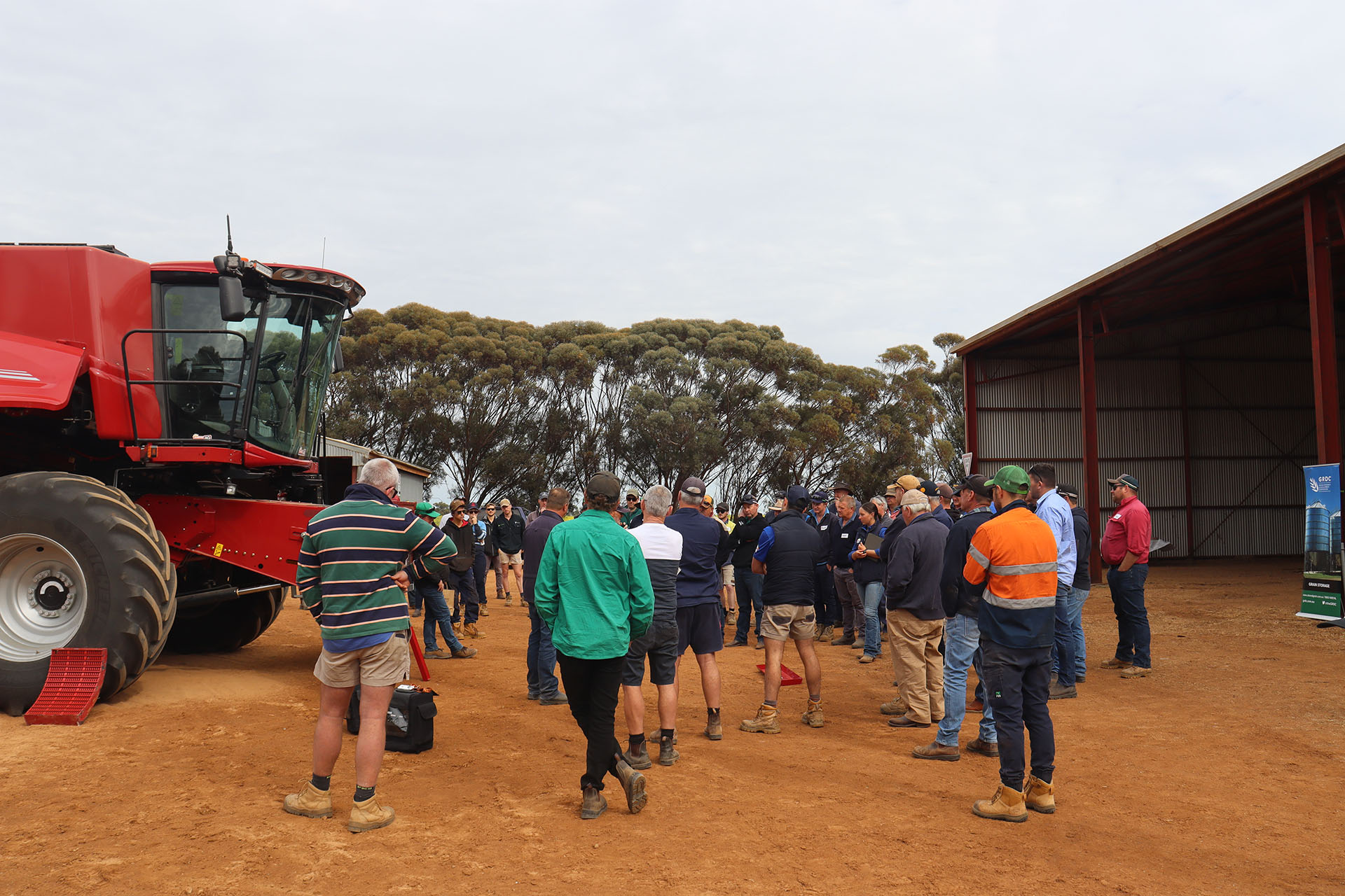 Local growers attended harvester setup workshops hosted by BCG in September 2024.